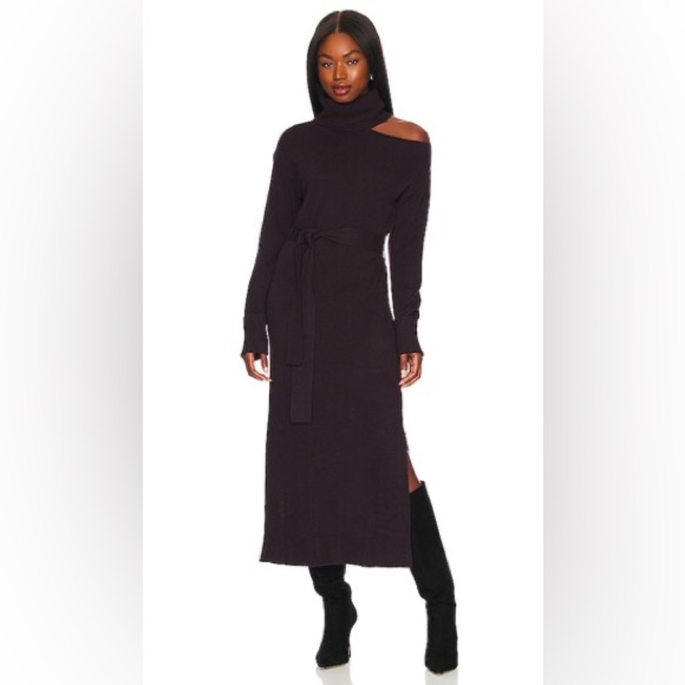 $299 NWOT Paige Roundi Cut-out Shoulder Maxi Sweater Dress